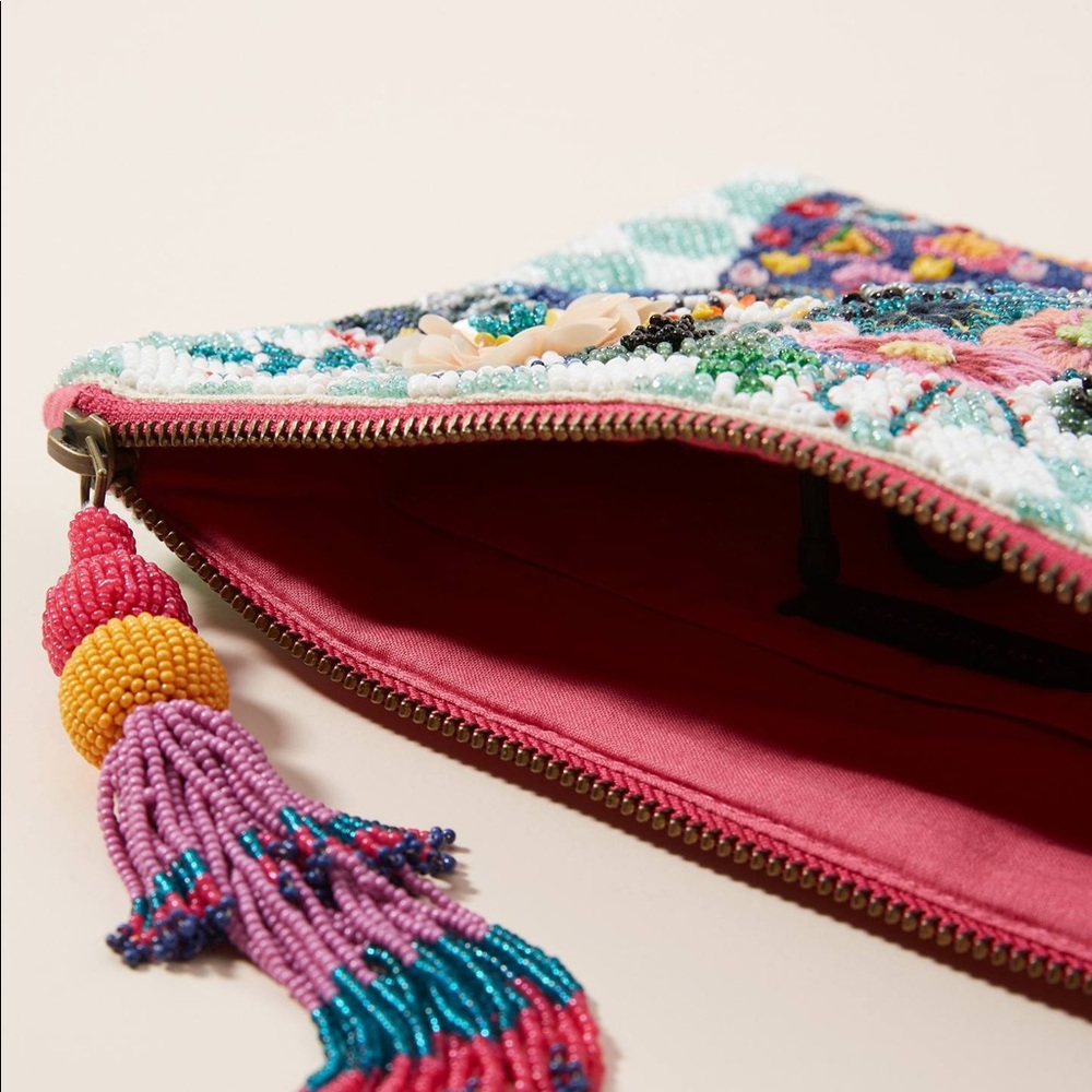 Anthropologie Elephant Embellished Pouch - Picture 5 of 5
